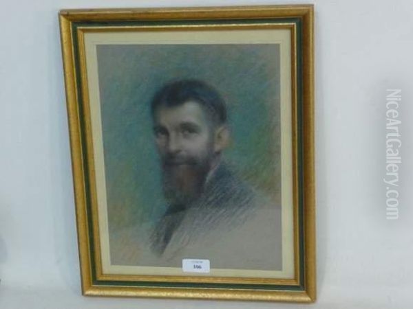  Portrait D'un Homme Barbu  Oil Painting by Andre Eugene Costilhes