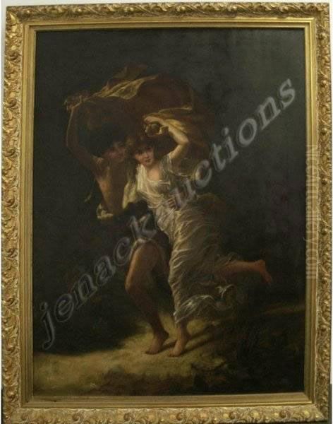 The Storm Oil Painting by Pierre-Auguste Cot