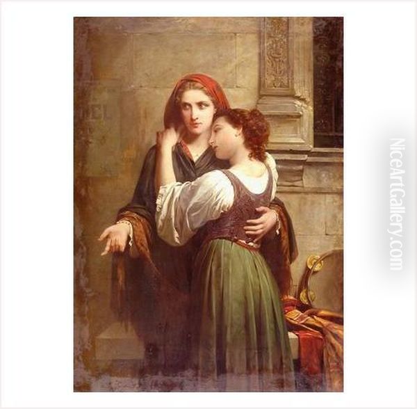 Les Musiciennes Oil Painting by Pierre-Auguste Cot