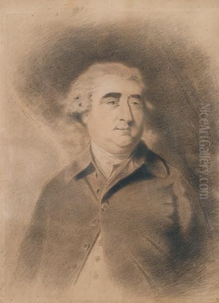 Charles James Fox (1749-1818) Oil Painting by Samuel Cotes