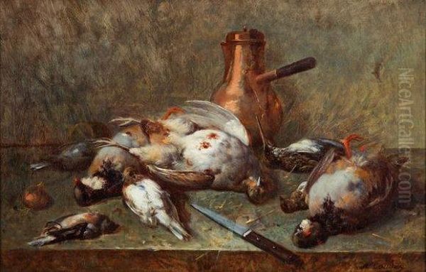 Retour De Chasse Oil Painting by Alexandre Jean Couder