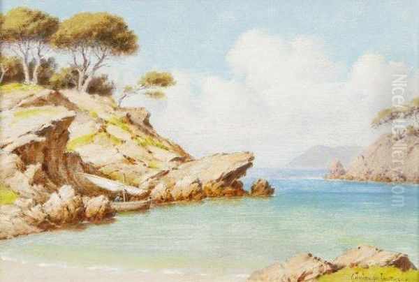 La Calanque Oil Painting by Emmanuel Coulange-Lautrec