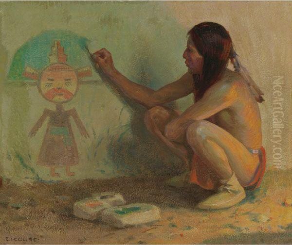 The Kachina Painter Oil Painting by Eanger Irving Couse