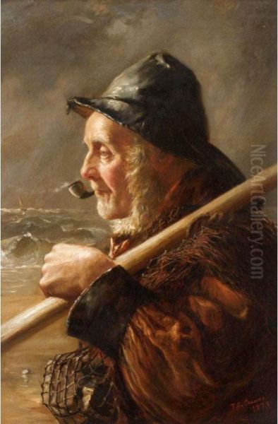 The Fisherman Oil Painting by Thomas Selby Cousins