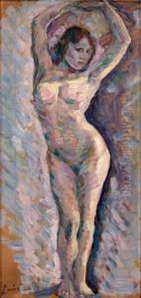 Femme Nue Oil Painting by Lucie Cousturier