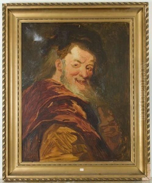 Le Vieil Homme Oil Painting by Charles-Antoine Coypel