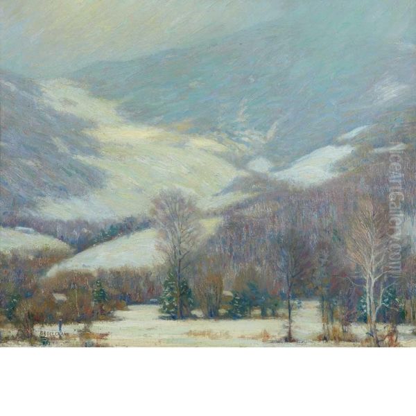 Winter Landscape Oil Painting by Bruce Crane