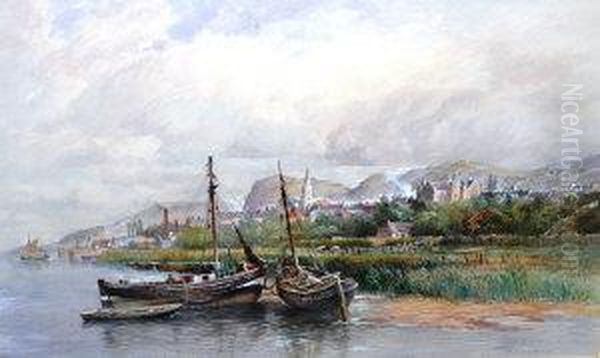 Newburgh, Fife Oil Painting by James Hall Cranstoun