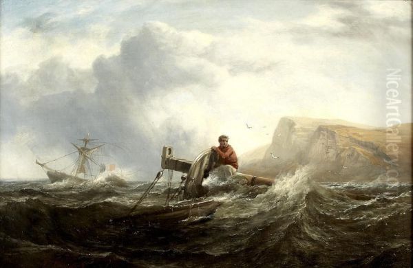 The Shipwreck Oil Painting by Edmund Thornton Crawford