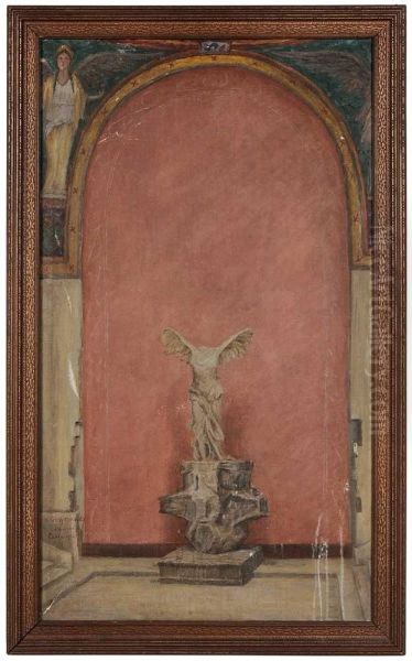 Victoire De Samothrace Oil Painting by Ida Jolly Crawley