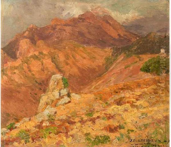 :les Calanques De Piana Oil Painting by Edouard Cremieux