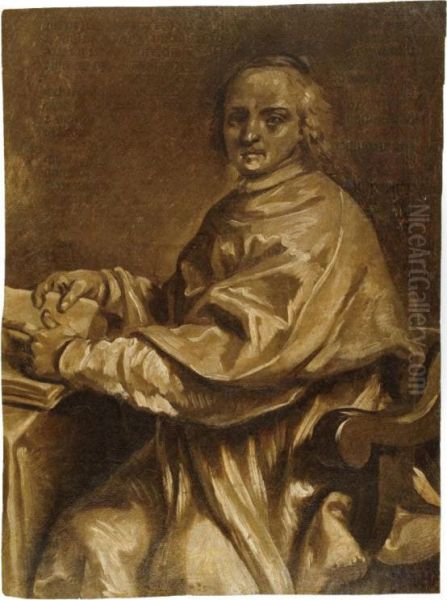 Ritratto Di Prelato Oil Painting by Antonio Crespi