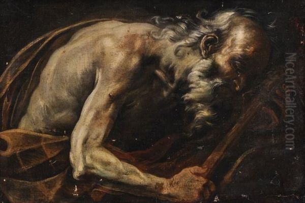 St. Jerome Oil Painting by Daniele Crespi