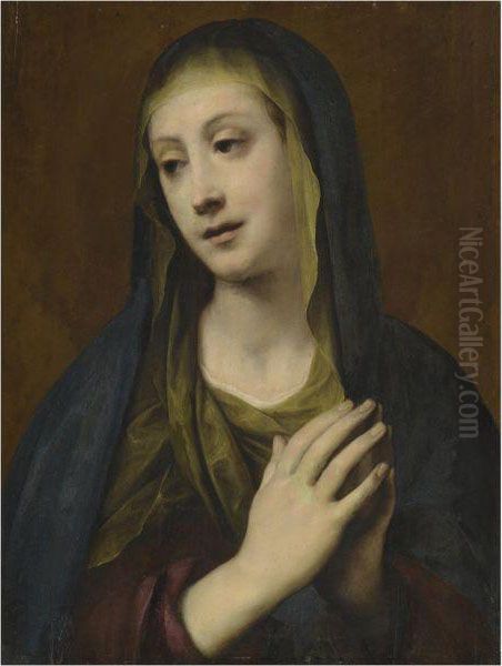 The Madonna At Prayer Oil Painting by Daniele Crespi