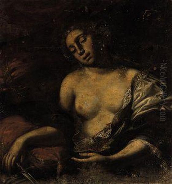 Lucretia Oil Painting by Giovanni Battista Crespi Il Cerano