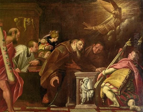 Miracle Of Fra' Sebastian Of Piacenza Oil Painting by Giovanni Battista Crespi Il Cerano