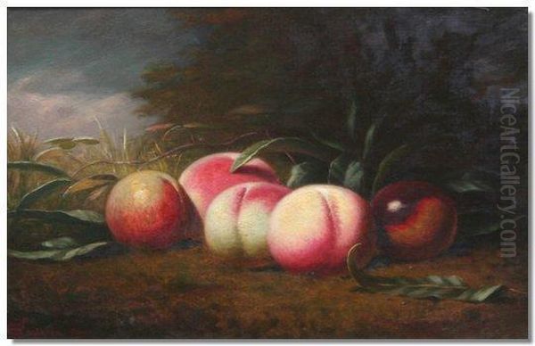 Still Life Of Fruit Oil Painting by Hugh Ford Crighton