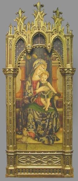 Madonna And Child Oil Painting by Carlo Crivelli