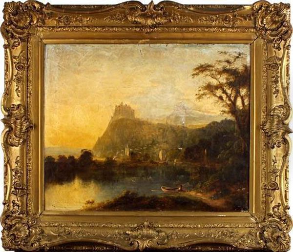 River Landscape Oil Painting by William Henry Crome