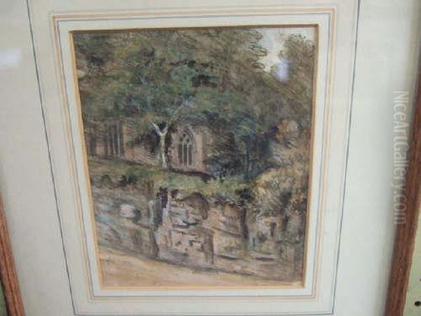 View Of A Chapel Oil Painting by Dr. William Crotch