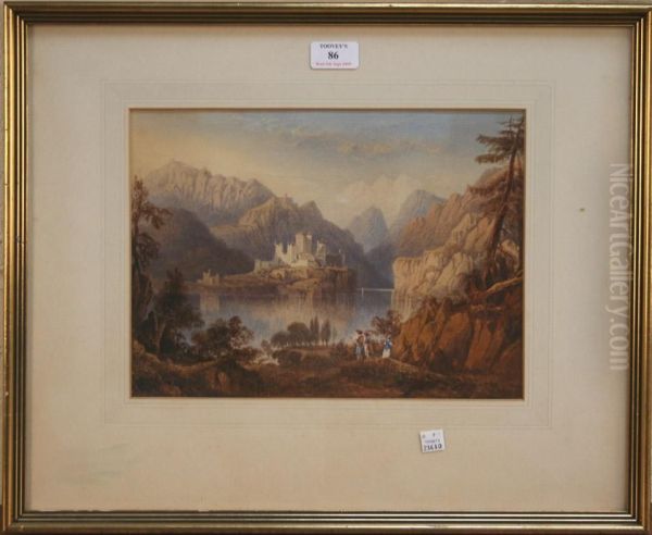 Summenthal In The Canton Of Berne Oil Painting by William Crouch