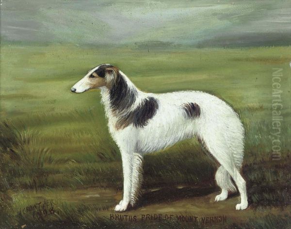 Brutus, Pride Of Mount Vernon Oil Painting by Henry Crowther