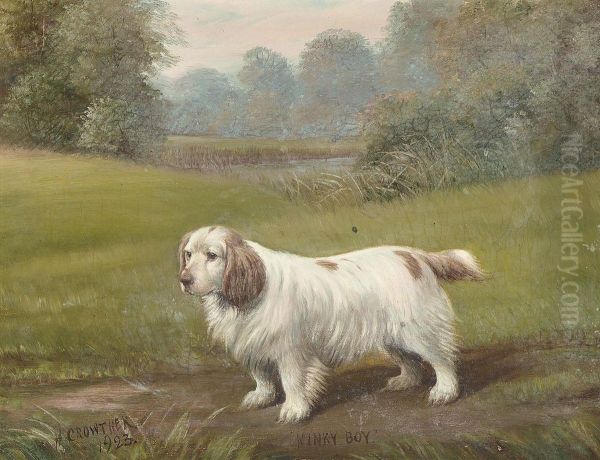 Minky Boy Oil Painting by Henry Crowther