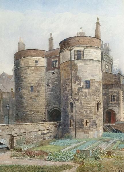 Tower Of London Oil Painting by John Crowther