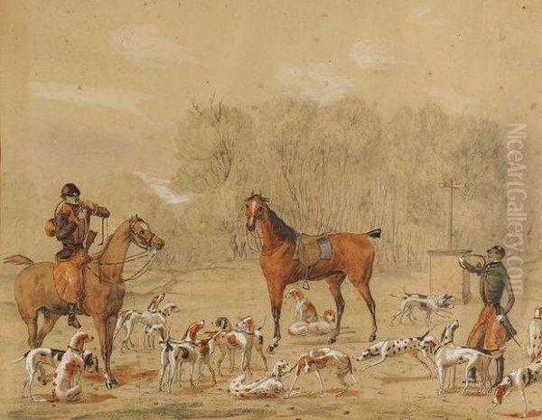 La Chasse A Courre by Du Roger Crozet