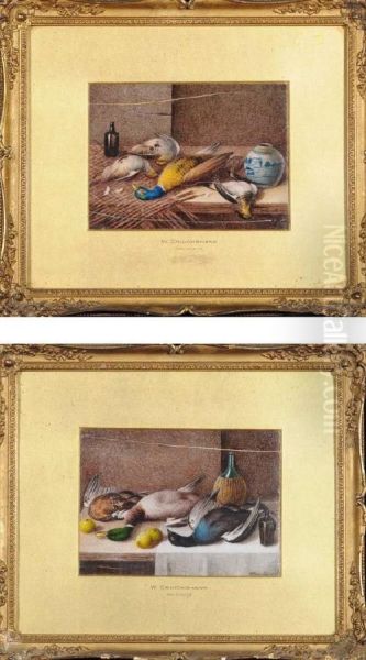 Studies Of Dead Game Oil Painting by William Cruickshank