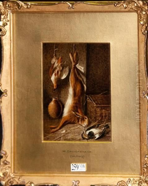 Trophee De Chasse Oil Painting by William Cruickshank