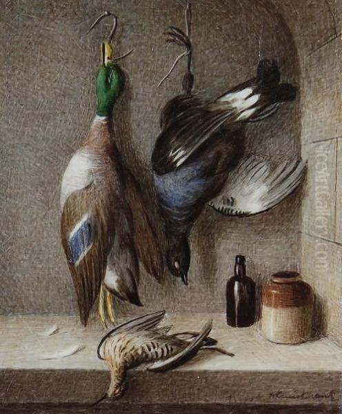 The Game Larder Oil Painting by William Cruickshank