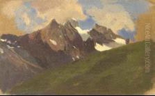 Scorcio Di Montagna Oil Painting by Ettore Cumbo