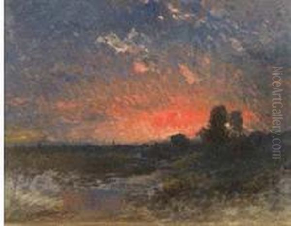 Tramonto Oil Painting by Ettore Cumbo