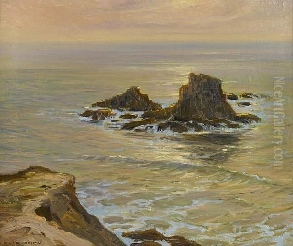 Coast Sentinels Oil Painting by Frank William Cuprien