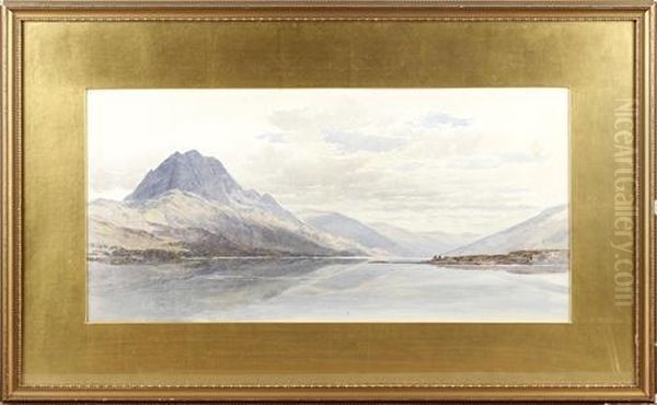 Ben Shock Loch Maree, Ross-shire Oil Painting by James Jackson Curnock