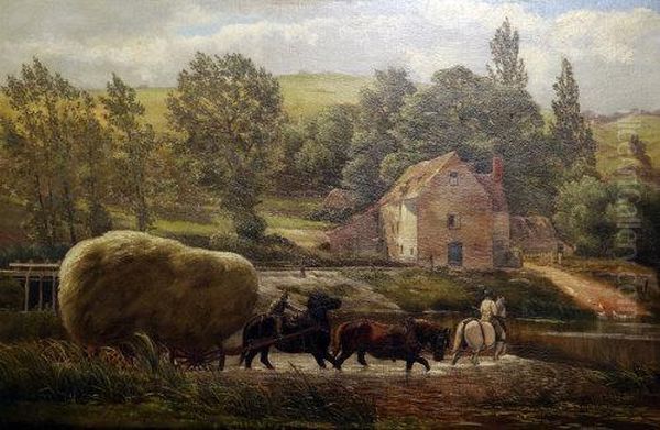 The Hay Wain Oil Painting by Sydney Currie