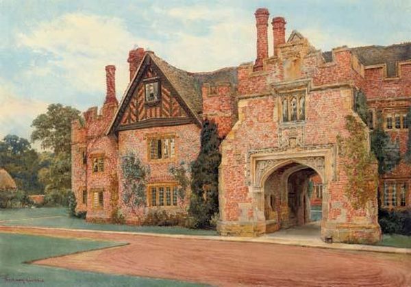 Compton Wynyates, Warwickshire Oil Painting by Sydney Currie