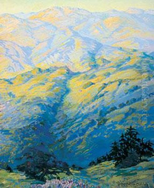 Mountain Scene Oil Painting by Walter Barron Currier