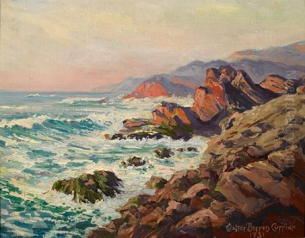 Malibu Coast Oil Painting by Walter Barron Currier