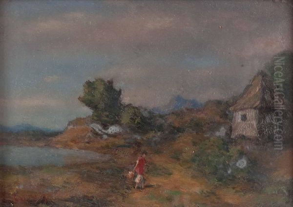 Seelandschaft Oil Painting by Adolf Curry