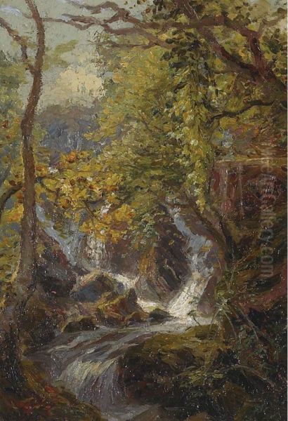 The Old Mill Oil Painting by Gertrude Spurr Cutts