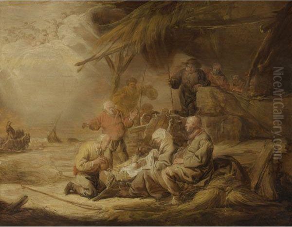 Adoration Of The Shepherds Oil Painting by Benjamin Gerritsz. Cuyp