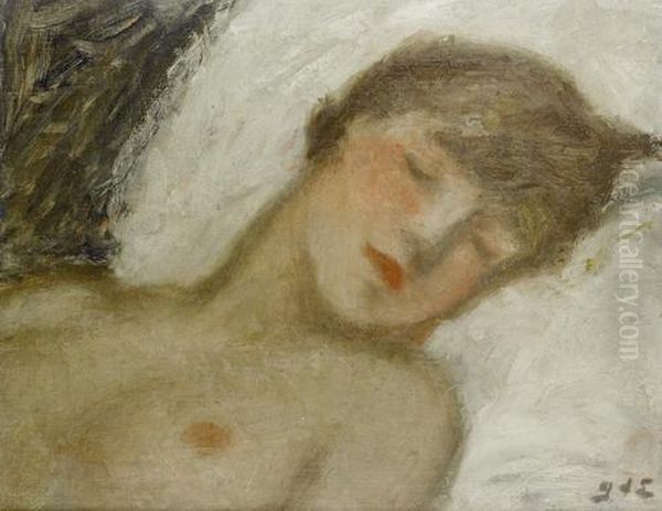 Le Sommeil Oil Painting by Georges dEspagnat