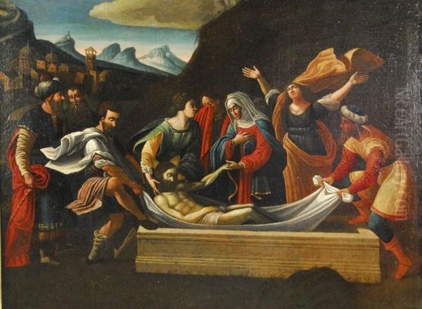 Entombment Of Christ Oil Painting by Garofalo