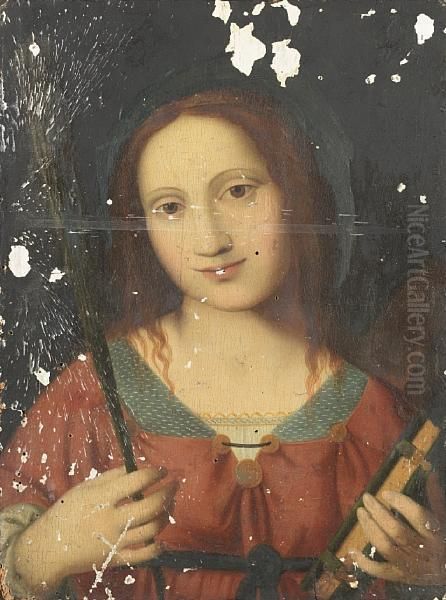 Mary Magdalen Oil Painting by Fra Paolino Da Pistoia