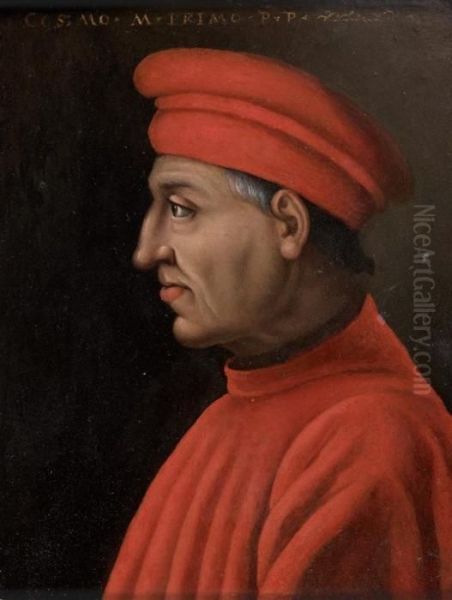 Portrait De Come De Medicis Oil Painting by (Jacopo Carucci) Pontormo