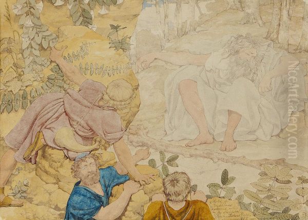 Sketch Of Polyphemus Oil Painting by Richard Dadd