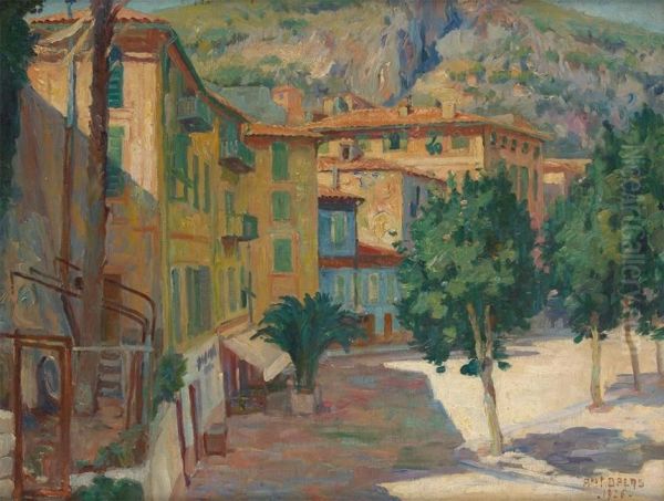 Villefranche Oil Painting by Antoine Daens