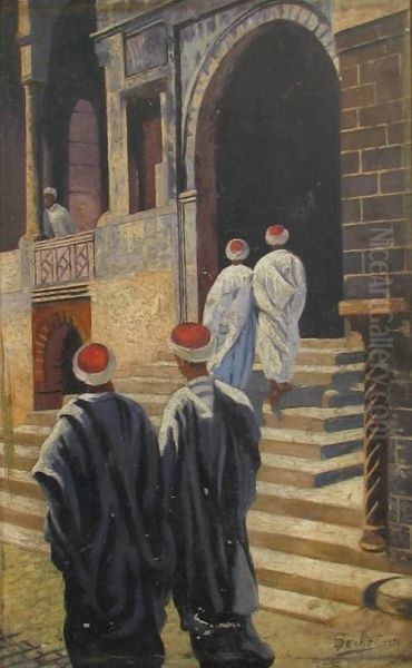 The Mosk Entry Oil Painting by Sevket Dag